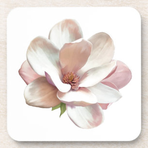 Rosa Magnolia Getränkeuntersetzer
