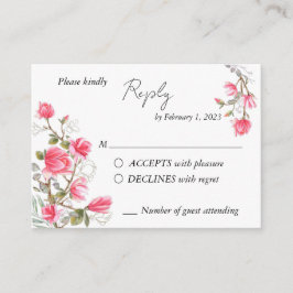 Rosa Magnolia UAWG Begleitkarte