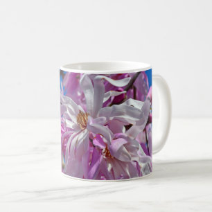 Rosa magnolische Blume Kaffeetasse