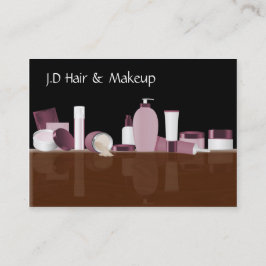 Rosa Makeup artist Business Cards Visitenkarte