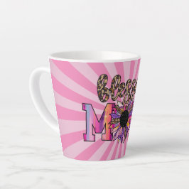 Rosa Mama floral Moderne Milchtasse