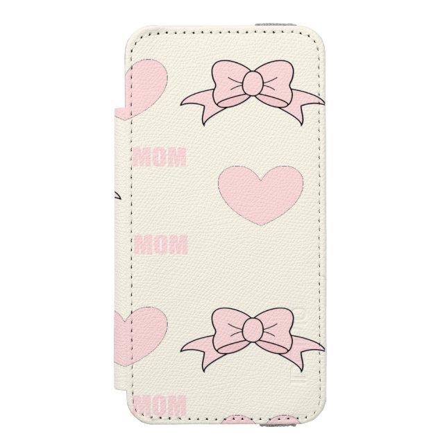 Rosa Mama Incipio iPhone Geldbeutel-Hülle (Folio Vorderseite)