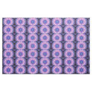 Rosa Mandala-Muster Stoff