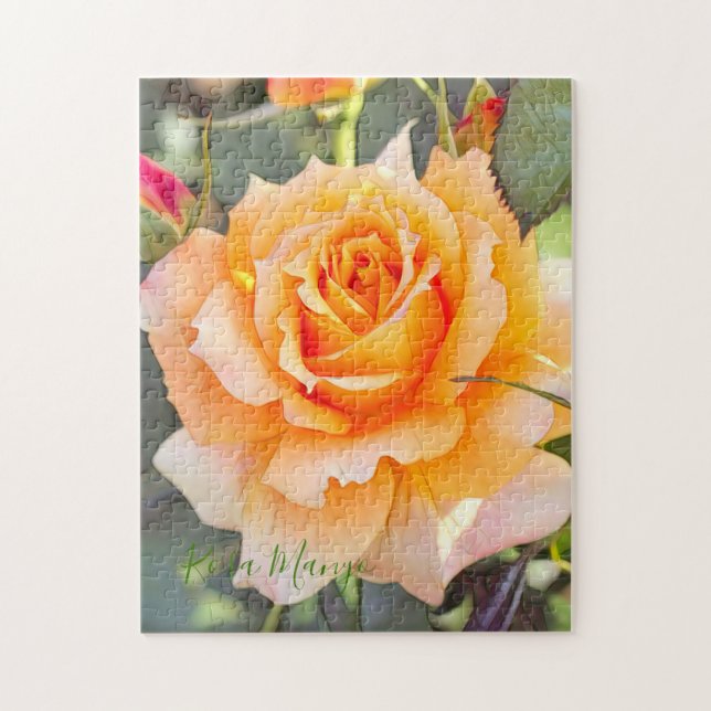Rosa"Manyo" [Jigsaw puzzle: 252P] (Vertikal)