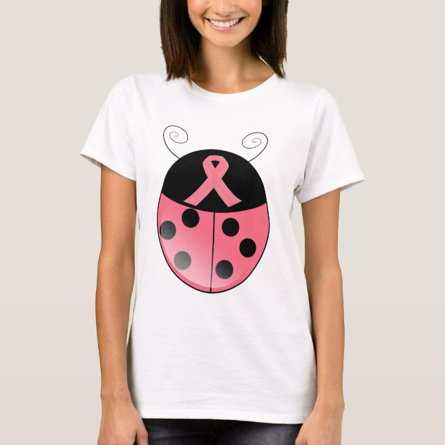 Rosa Marienkäfer T-Shirt (Vorderseite)