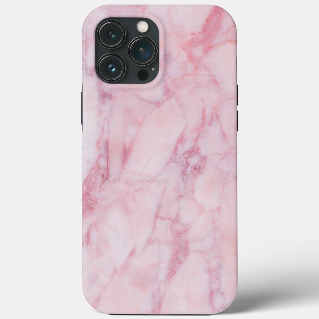 Rosa Marmor Case-Mate iPhone Hülle (Rückseite)