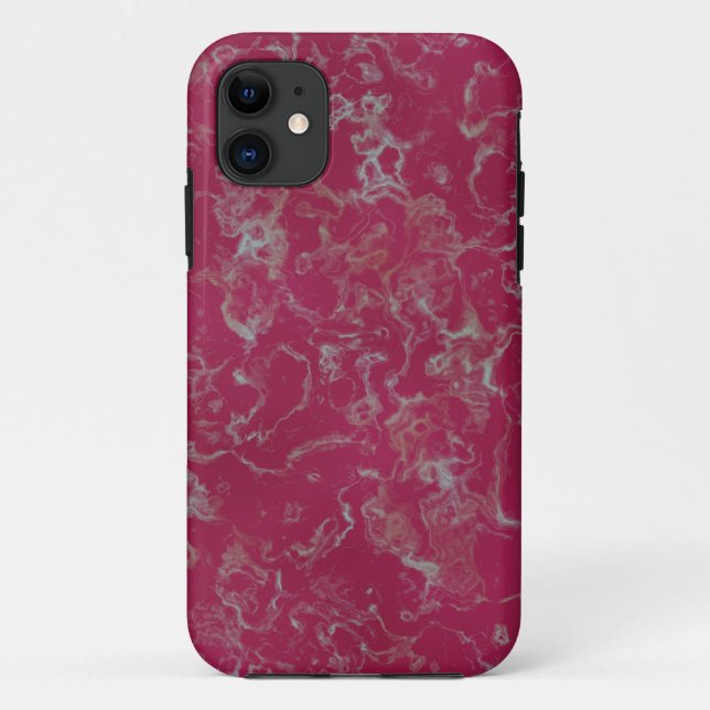 rosa Marmor Case-Mate iPhone Hülle (Rückseite)