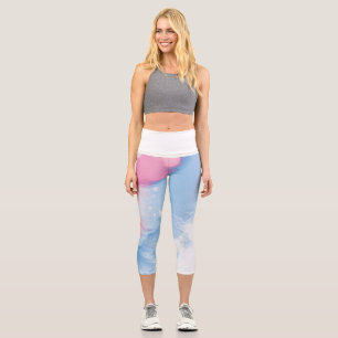 Rosa Marmor Hochwaisted Capris
