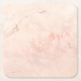 Rosa Marmor Stone Moderne Elegant Stilvoll Rechteckiger Pappuntersetzer