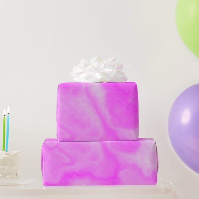 Rosa marmorierte Malerei  Geschenkpapier (Partygeschenke)
