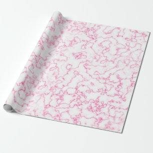 rosa Marmormuster Geschenkpapier