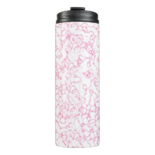 rosa Marmormuster Thermosbecher