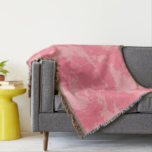 Rosa Marmorwolke abstrakt Decke