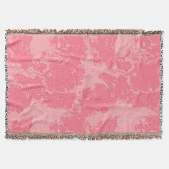 Rosa Marmorwolke abstrakt Decke (Vorderseite)