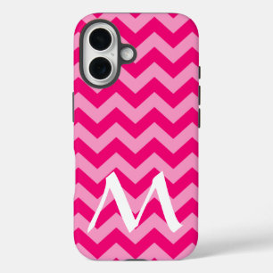 Rosa marokkanische Moods Chevrons mit Monogramm title_seo2