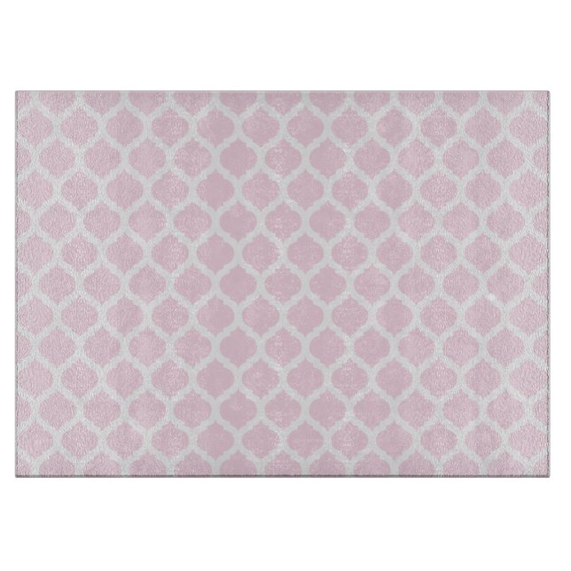 Rosa marokkanische Schneidewand Schneidebrett (Vorderseite)