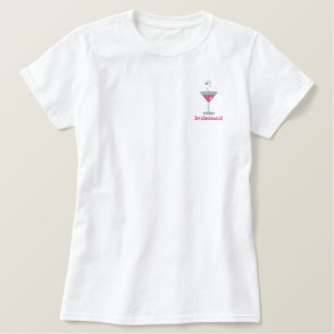 Rosa Martini Personalisiert besticktes Shirt