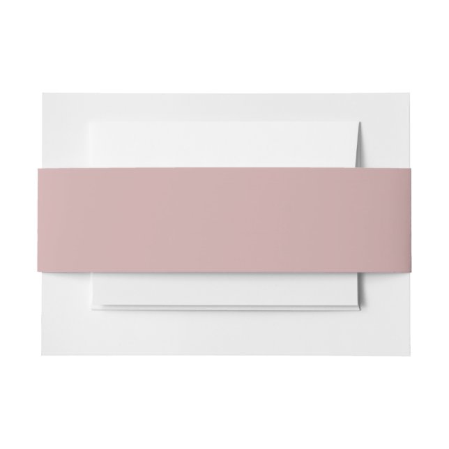 rosa Massiv Einladungsbanderole (Vorderseite Beispiel)