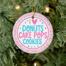 Rosa Mattierte Sprinklen I Liebe Donuts Kuchen Pop