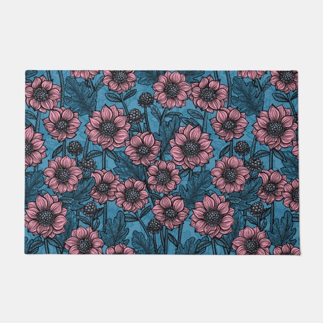 Rosa Mäuse Fußmatte (Vorderseite)