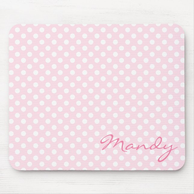 Rosa Mäusematte Mousepad (Vorne)