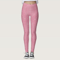 Rosa Medaillon-Leggings