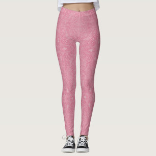 Rosa Medaillon-Leggings Leggings
