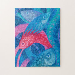 Rosa Meeresalgen Meerestiere Unterwasser Kunst