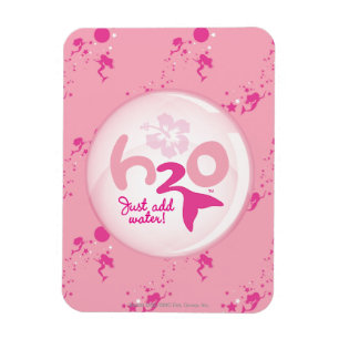 Rosa Meerjungfrau-Muster Magnet