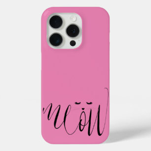 Rosa Meow Cat Case-Mate iPhone Hülle