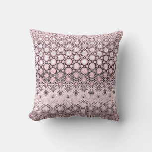 rosa Metamorphose-Design Kissen