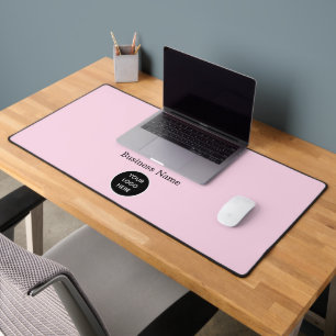 Rosa Minimal Office Elegant Pad Logo Business Schreibtischunterlage