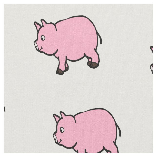 Rosa Minischwein-Gewebe Stoff (Nahaufnahme)