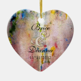 Rosa Mist Champagne Gastgeschenk Hochzeit Ornament