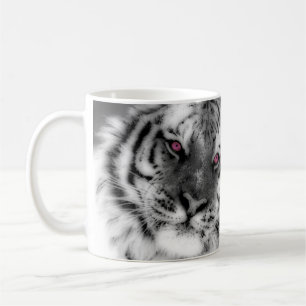 Rosa Mit Augen Tiger Kaffeetasse