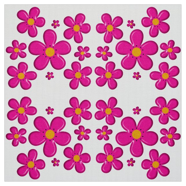 Rosa mit Blumenelement Stoff (Muster)