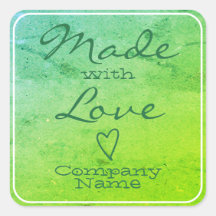 Rosa mit Liebe Labels Kraft Papier Herz