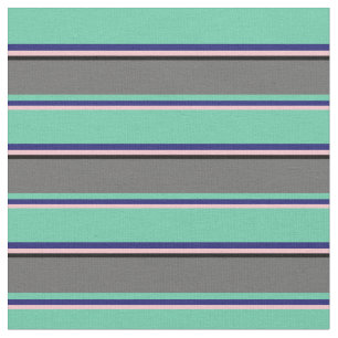 Rosa, Mitternachtsblau, Aquamarine, Dim Grau und S Stoff