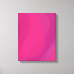 Rosa, moderne, coole, trendige, urbane Wide-Illust Leinwanddruck