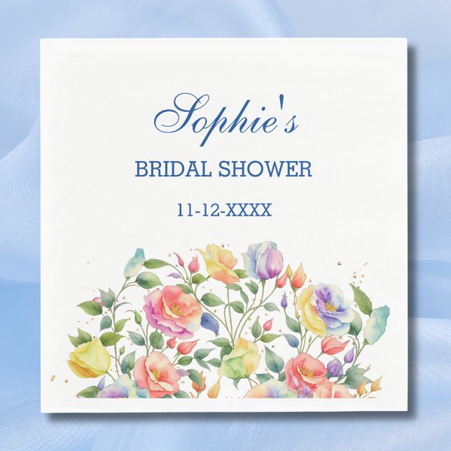 Rosa Moderne, helle Rose Brautparty Serviette (Von Creator hochgeladen)