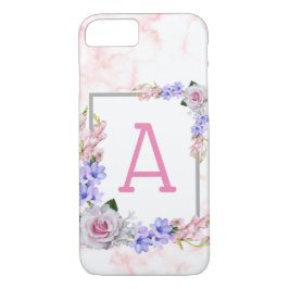 Rosa Monogram Rose Bouquet Case-Mate iPhone Hülle