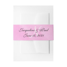 Rosa-Monogramm-Hochzeit
