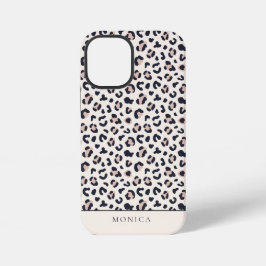 Rosa-Monogramm iPhone 12 Mini Hülle