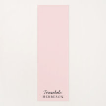 Rosa Monogramm Moderne Minimale Feminine Kunst