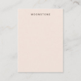 Rosa Moonstone-Display-Karte Visitenkarte