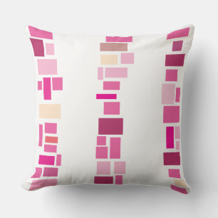 Rosa MOSAIKFLIESEN DESIGN Retro-Kissen Kissen