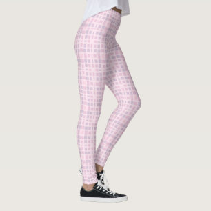 Rosa Mosaikmuster Leggings