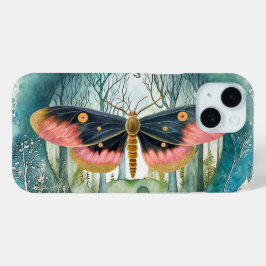 Rosa Moth Forest Night Case-Mate iPhone Hülle