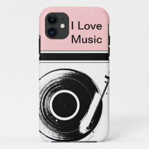 Rosa Musik iPhone Hüllen