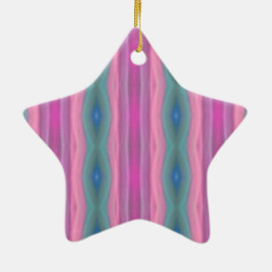 Rosa Musik Keramik Ornament